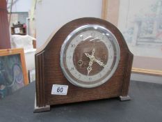 A 1930's mantel clock.