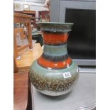 A west German style pottery vase.