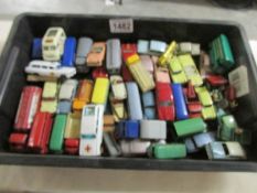 A quantity of early Lesney/Matchbox die cast vehicles.