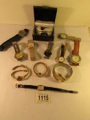 A mixed lot of wrist watches,.