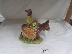 A Beswick figure 'Susie, Jamaica' on donkey (donkey has small chip on one ear).