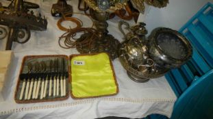 A mixed lot of EPNS ware.