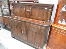 An old oak cupboard.