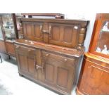 An old oak cupboard.