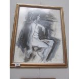 A nude study signed Lewis Davies '96.