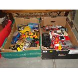 2 boxes of vintage cars.