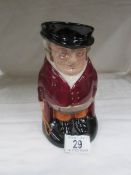 A Royal Doulton Toby jug, 'The Huntsman'.