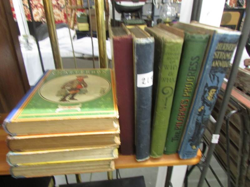 A quantity of Chatterbox books from 1910 and 3 other books.