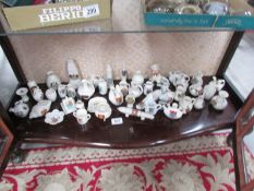 Approximately 45 pieces of crested china.