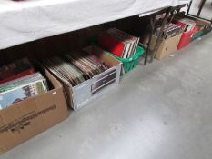 A large quantity of LP records (5 boxes).