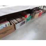 A large quantity of LP records (5 boxes).