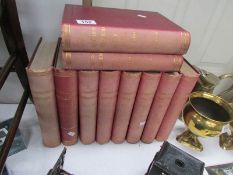 A set of 1901 Chambers encyclopaedia's with pull out maps and many illustrations.