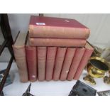 A set of 1901 Chambers encyclopaedia's with pull out maps and many illustrations.