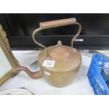 A copper kettle.