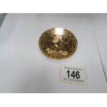 A Queen Elizabeth II Golden Jubilee medallion,.