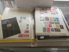 A collection of stamps from Australia and New Zealand, including Victorian.