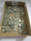 Approximately 242 grams pre 1920 and pre 1947 UK silver coins.