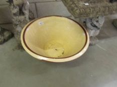 A large ceramic bowl.