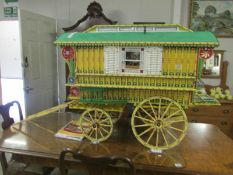 A kit build gypsy caravan fully fitted complete with plans and 2 books by John Thompson,.