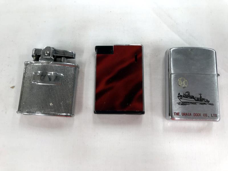 A mixed lot of cigarette lighters including 'Winston' cigarette advertising lighter. - Image 5 of 8