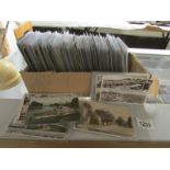 In excess of 530 vintage UK postcards, mainly topographical.