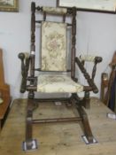 An American rocking chair.