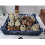 23 old stoneware pots and jugs etc.