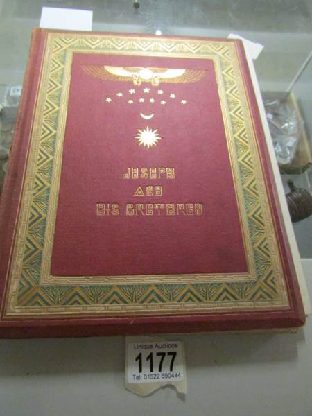 A 19th century book entitled 'The History of Joseph and his Brethren', published by Day & Son,