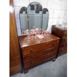 A vintage dressing table