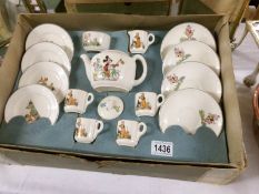 A boxed Beswick Disneyland tea set (contents in perfect condition).