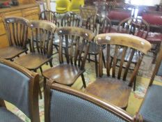 A set of 4 kitchen chairs,