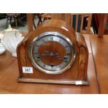 A mid 20th century mantle clock