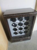 A Rapport, London 12 piece watch winder. (no key and no cable)