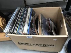 A quantity of LP records including Beatles Sergeant Pepper Picture disc, Elvis etc,