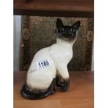 A large Beswick Siamese cat.