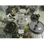 9 Allcocks fishing reels including Delmatic mark two, Felton, Kasteasy, Allcock-Stanley,