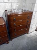 A vintage 4 drawer chest