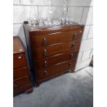 A vintage 4 drawer chest