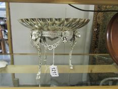 An Elkington silver plate table centre piece.
