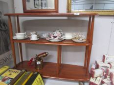 An Ercol display unit/trolley.