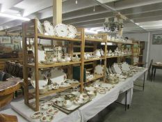 In excess of 300 pieces of Royal Albert Old Country Roses tea and dinner ware.