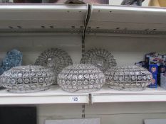 5 basket style ceiling lights.