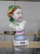 A 19th century continental cherub bust.