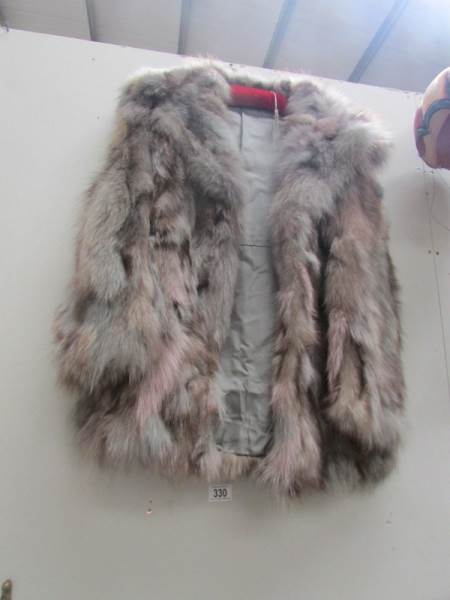 A fur jacket.