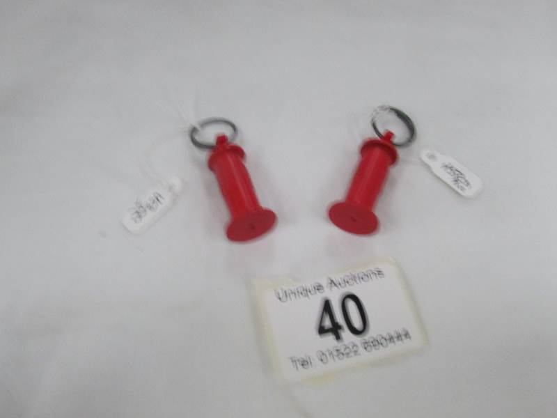 2 vintage Redex key rings. - Image 2 of 2