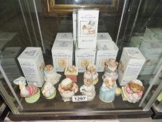 10 boxed Royal Albert Beatrix Potter figurines including Aunt Pettitoes, Tabitha Twitchit,