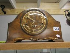 An old mantel clock.