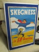 A 'Jolly Fisherman' poster - one of only 500 printed to commemorate the disbandment of Skegness