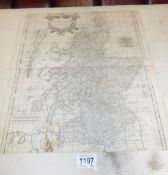 A 1695 map of Scotland by Morden.