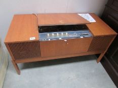 A vintage HMV radiogramme.